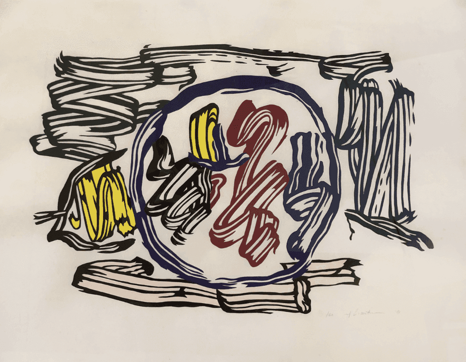 Roy Lichtenstein, ‘Apple and Lemon’, 1982, Print, Woodcut on handmade Iwano Kizuki Hosho paper, Petersburg Press, Numbered