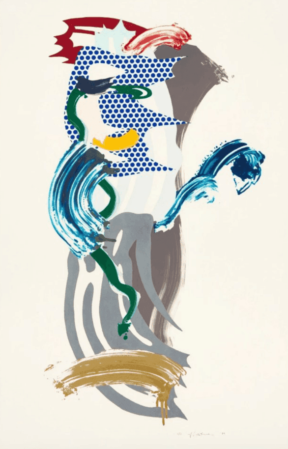 Roy Lichtenstein, ‘Blue Face’, 1989, Print, Lithograph, waxtype, woodcut, and screenprint on paper, null, Numbered, Dated