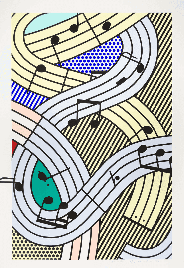 Roy Lichtenstein, ‘Composition III’, 1996, Print, Screenprint, Gemini G.E.L., Numbered, Dated