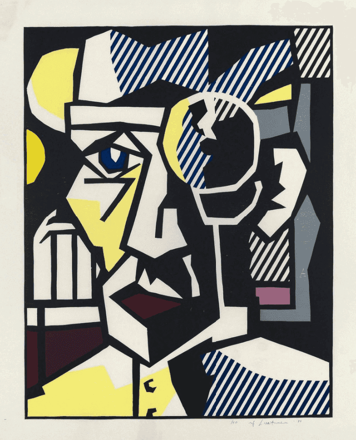 Roy Lichtenstein, ‘Dr Waldman’, 1980, Print, Woodcut with embossing on Arches Cover paper, Gemini G.E.L., Numbered, Dated