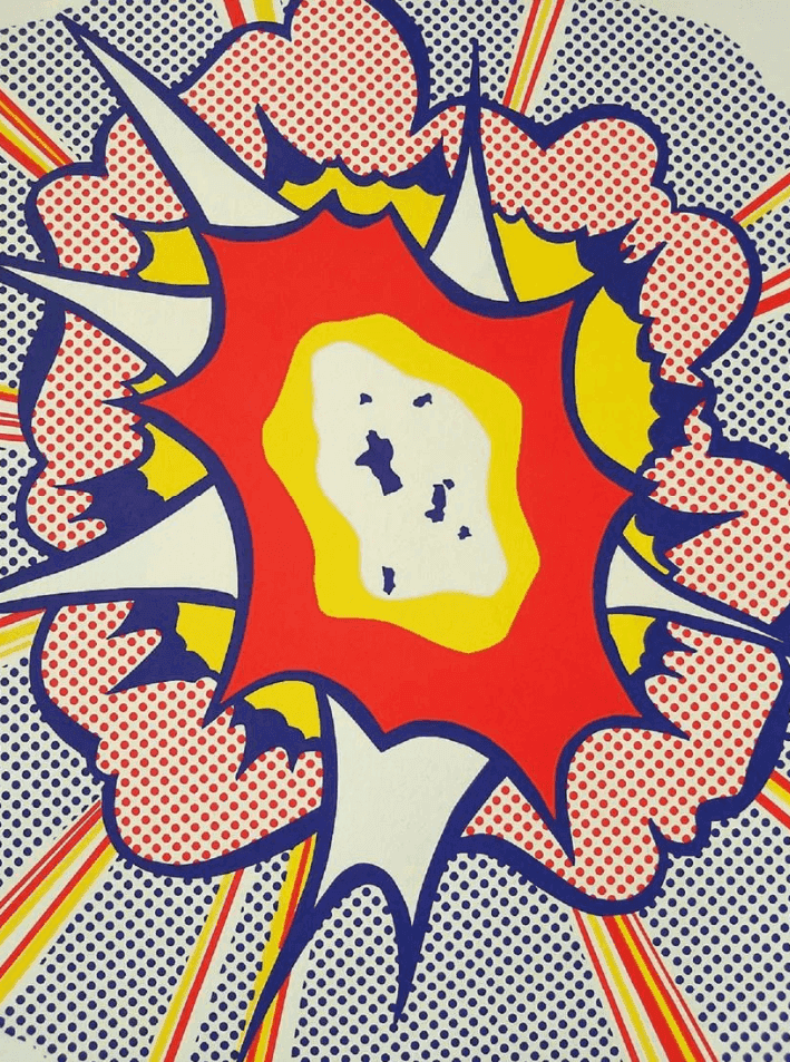Roy Lichtenstein, ‘Explosion’, 1967, Print, Lithograph on Rives paper, null, Numbered