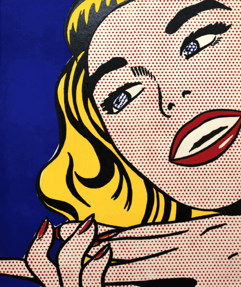 Roy Lichtenstein, ‘Girl’, 1963, Print, Lithograph on white wove paper, null, Numbered