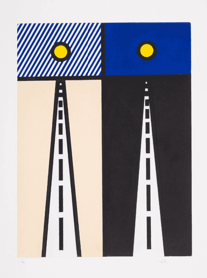 Roy Lichtenstein, ‘Illustration’, 1992, Print, Etching with aquatint printed in colours, Les Editions du Solstice, Numbered