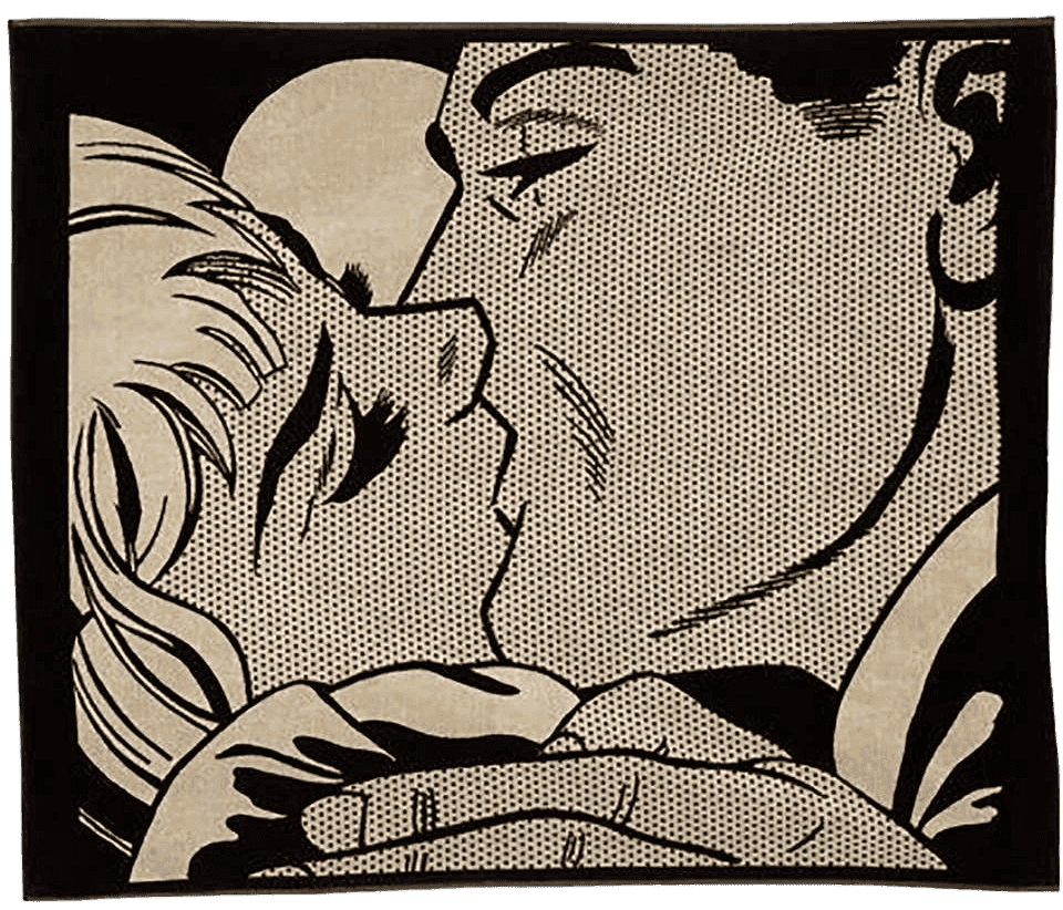 Roy Lichtenstein, ‘Kiss Ⅱ Beach Towel’, 2013, Print, Oversized cotton terry towel, null, 