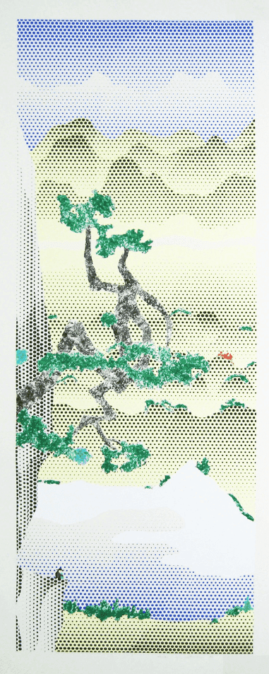 Roy Lichtenstein, ‘Landscape with Poet’, 1996, Print, 16 colour/19 run lithograph/screenprint, null, Numbered, Dated