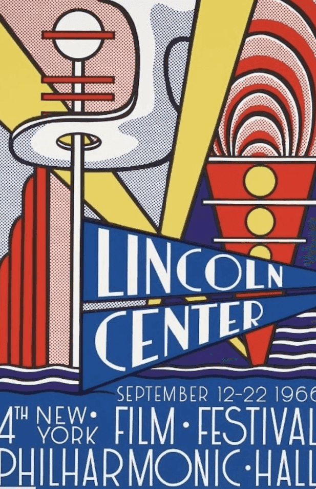 Roy Lichtenstein, ‘Lincoln Center’, 1966, Print, Mixed Media, Lincoln Center/List Art Poster and Print Program, Numbered