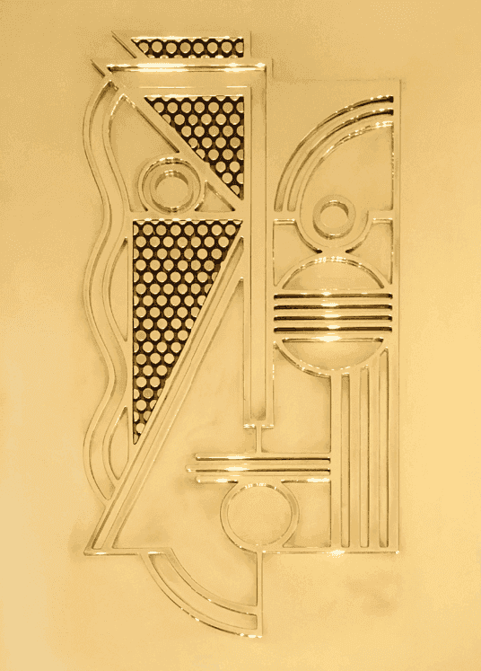 Roy Lichtenstein, ‘Modern Head Relief’, 1970, Sculpture, Brass edition relief sculpture, Gemini G.E.L., Numbered, Dated