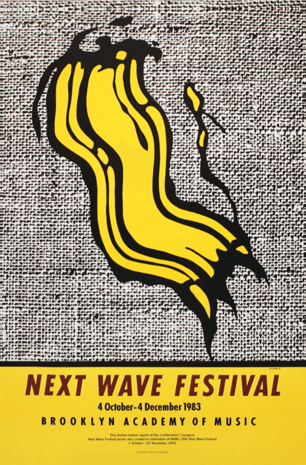 Roy Lichtenstein, ‘Next Wave Festival’, 2002, Print, Offset Lithograph, Fotofolio, Numbered