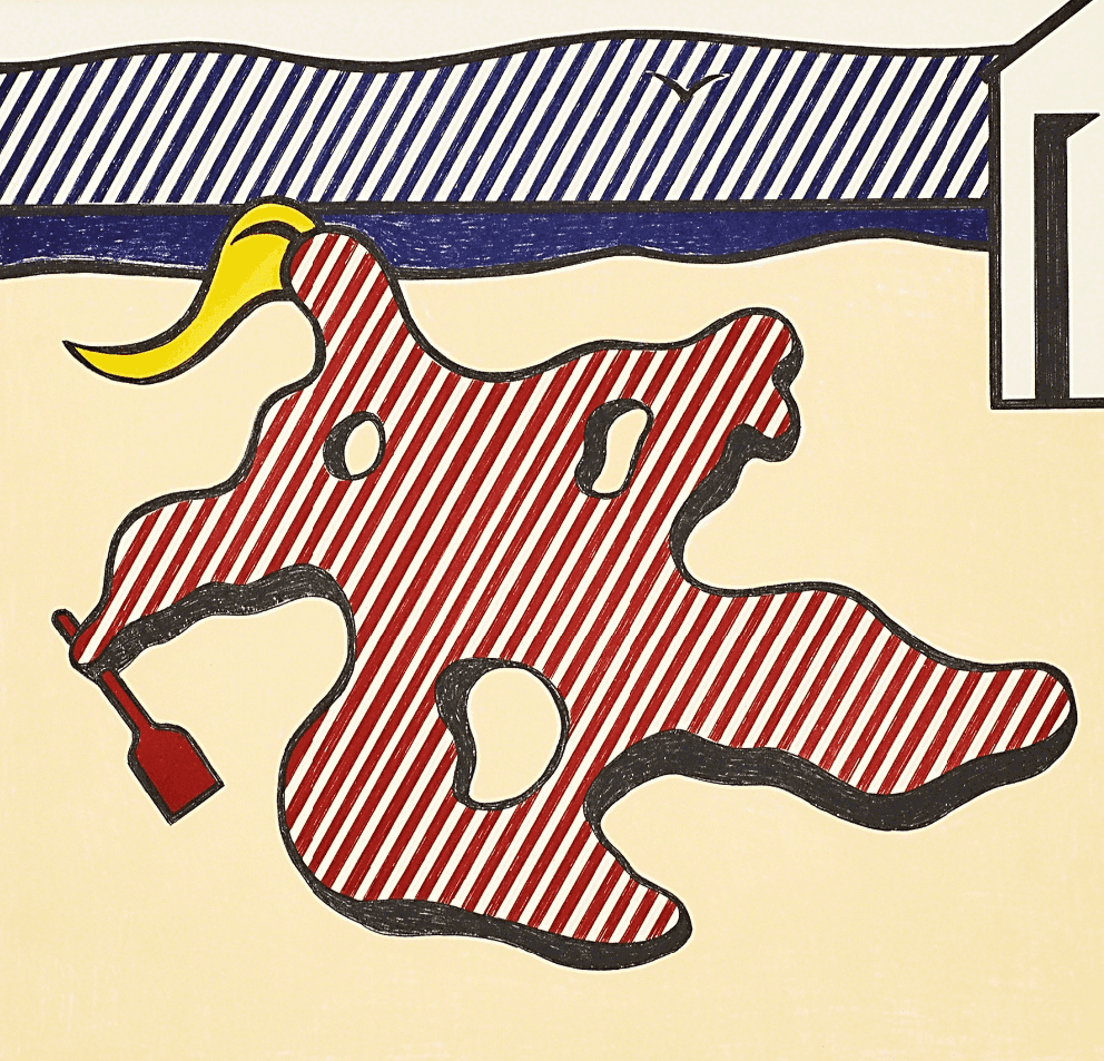 Roy Lichtenstein, ‘Nude on Beach’, 1978, Print, Lithograph on Arches 88 paper, Gemini G.E.L., Numbered, Dated