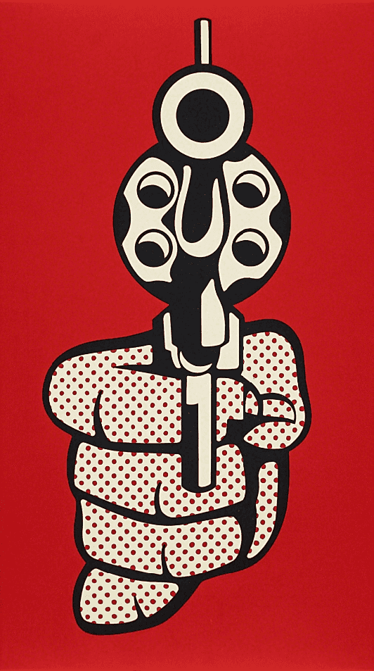 Roy Lichtenstein, ‘Pistol’, 1968, Print, Screenprint in colors, Multiples, Inc., Numbered, Dated