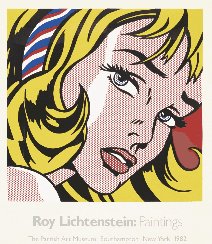 Roy Lichtenstein, ‘Poster for the Parish Art Museum’, 1983, Print, Silkscreen on paper, null, Numbered, Dated