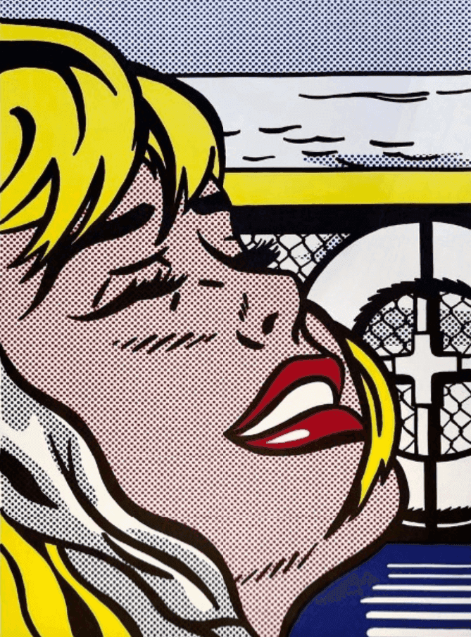 Roy Lichtenstein, ‘Shipboard Girl’, 1965, Print, Offset lithograph in colors, on white wove paper, null, Numbered