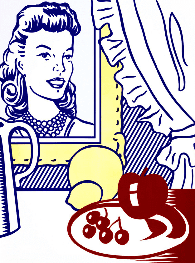 Roy Lichtenstein, ‘Still Life with Portrait’, 1974, Print, Lithograph, Screenprint and debossing paper, Multiples, Inc., Numbered