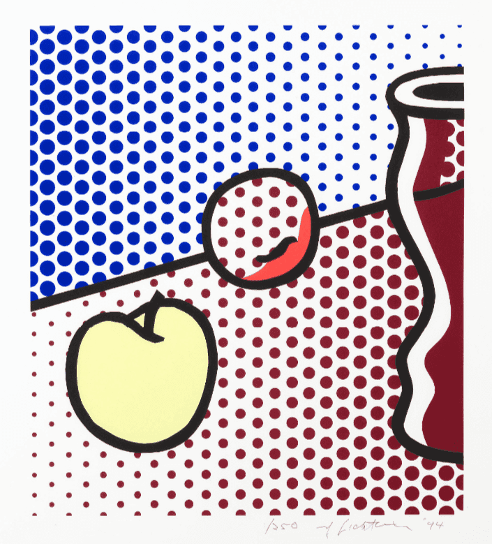Roy Lichtenstein, ‘Still Life with Red Jar’, 1994, Print, Screenprint in colours on paper, Gemini G.E.L., Numbered, Dated