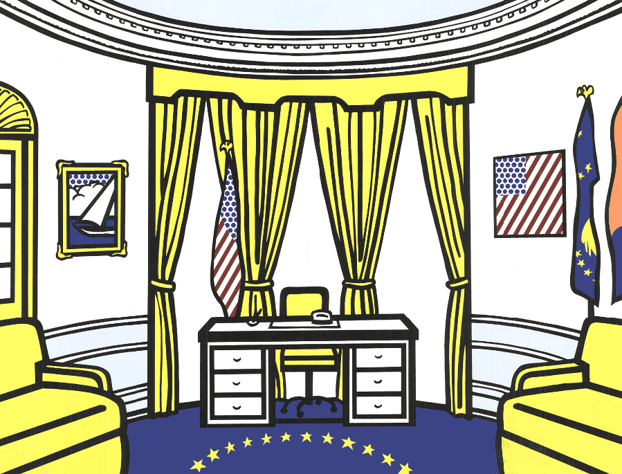 Roy Lichtenstein, ‘The Oval Office’, 1997, Print, Serigraph, null, Numbered, Dated