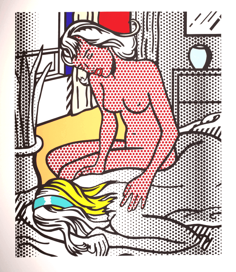 Roy Lichtenstein, ‘Two Nudes’, 1994, Print, Relief print on Rives BFK mold-made paper, null, Numbered, Dated