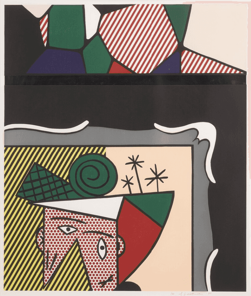 Roy Lichtenstein, ‘Two Paintings’, 1984, Print, Multimedia print, Gemini G.E.L., Numbered, Dated