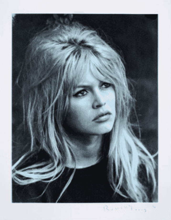 Russell Young, ‘Bardot - Femme Fatale (Blue), V’, 2023, Print, Acrylic paint hand pulled screen print on Coventry rag, null, Numbered