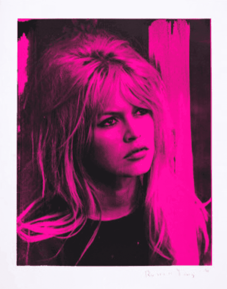 Russell Young, ‘Bardot - Femme Fatale (Hot Pink), V’, 2023, Print, Acrylic paint hand pulled screen print on Coventry rag, null, Numbered, Dated
