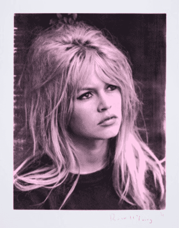 Russell Young, ‘Bardot - Femme Fatale (Light Pink), V’, 2023, Print, Acrylic paint hand pulled screen print on Coventry rag, null, Numbered