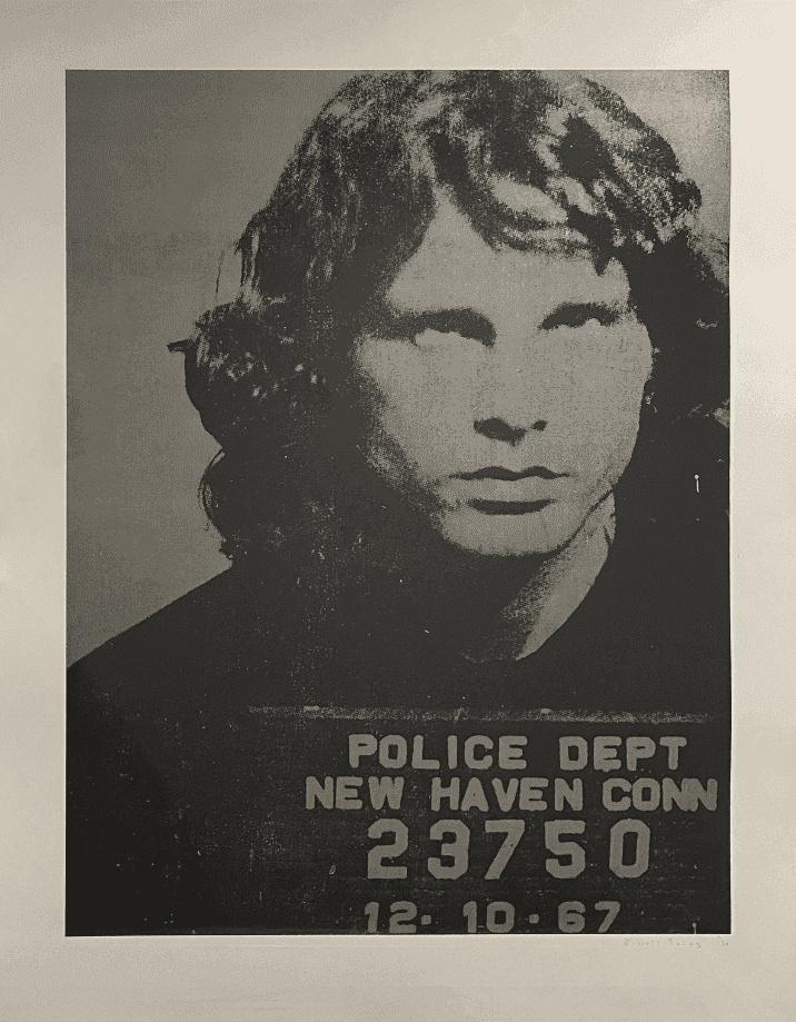 Russell Young, ‘Jim Morrison, from Pig Portraits’, 2002, Print, Screenprint on Somerset paper, null, Numbered