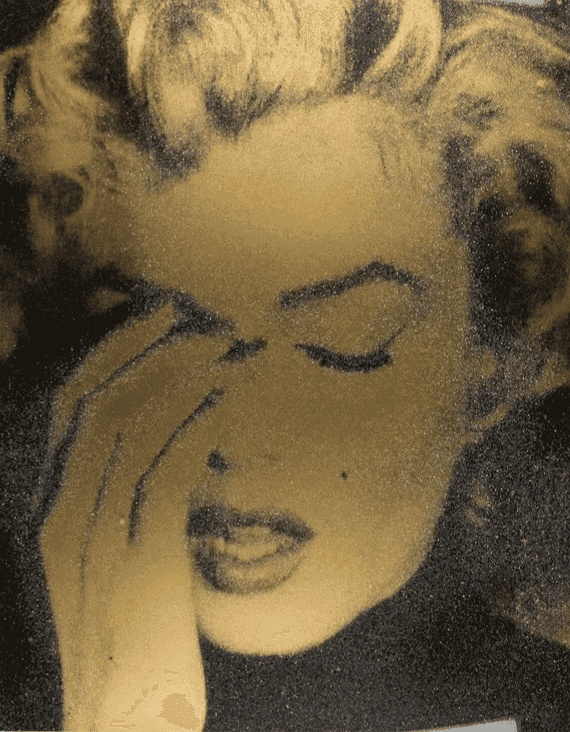 Russell Young, ‘Marilyn Crying’, 2013, Print, Acrylic paint, enamel screen print with diamond dust on linen, null, 