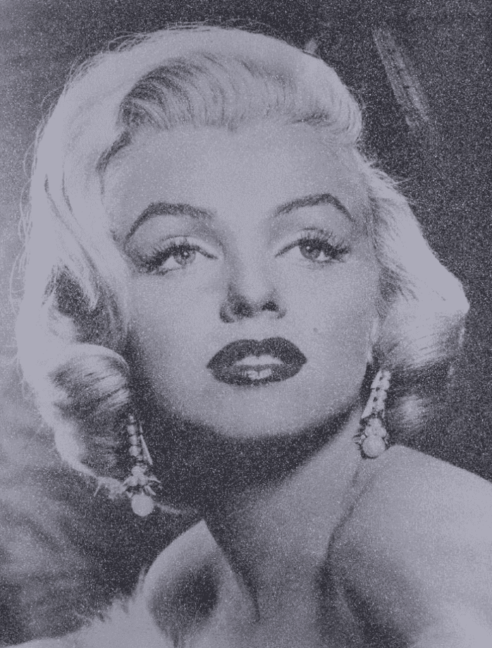 Russell Young, ‘Marilyn Goddess’, 2009, Print, Enamel screen print on black somerset paper, null, Numbered