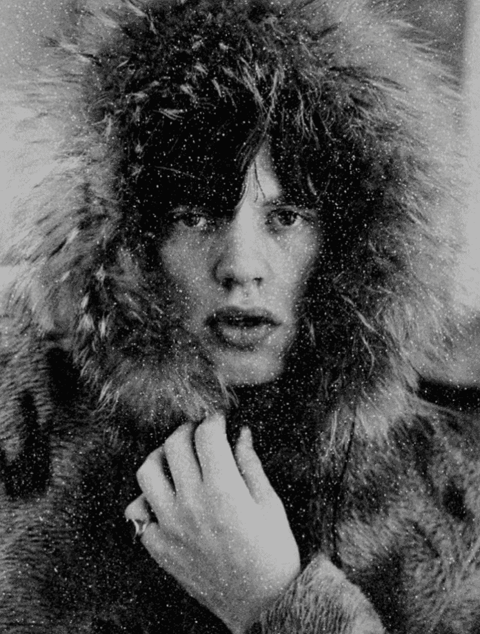 Russell Young, ‘Mick Jagger (Black + White)’, 2023, Print, Acrylic Paint and enamel diamond dust screen print on Somerset Paper, null, Numbered