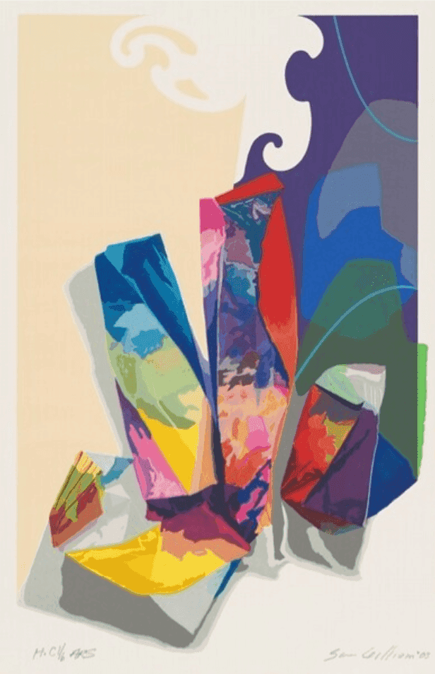 Sam Gilliam, ‘ARS’, 2003, Print, Screenprint, Workship Inc., 