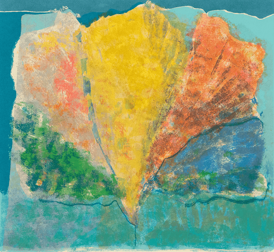 Sam Gilliam, ‘Four 200’, 1976, Print, Lithograph on wove paper, null, Numbered, Dated