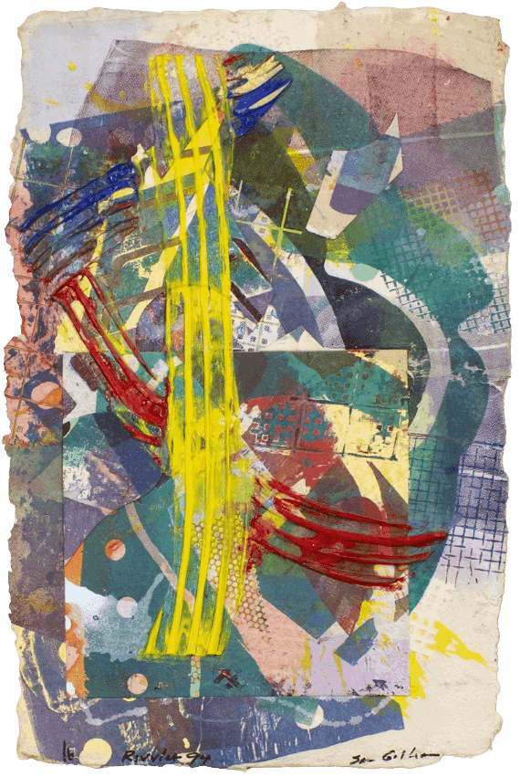 Sam Gilliam, ‘Rivulet’, 1994, Print, Mixed-media and print on handmade paper, null, Numbered, Dated