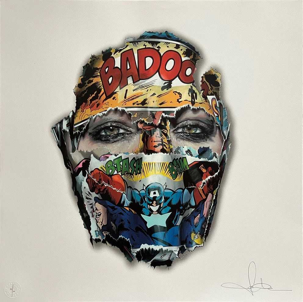 Sandra Chevrier, ‘La Cage Entre L'ombre et la Lumière (White)’, 25-03-2022, Print, 25 colours screenprint on 300 gsm somerset paper, Graffiti Prints, Numbered