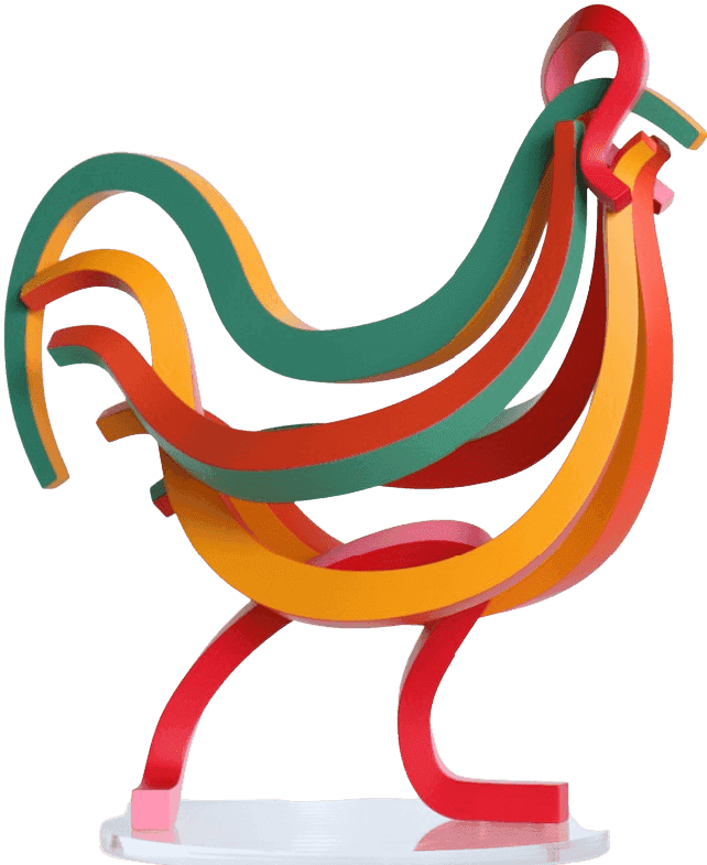 Sangsoo Lee, ‘Rooster’, 2022, Sculpture, Mixed media, null, 