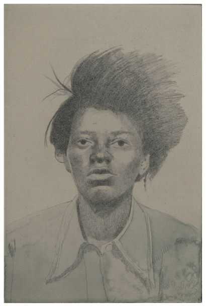 Sarah Ball, ‘Untitled Portrait 10’, 2018, Print, Etching, Paupers Press, Numbered