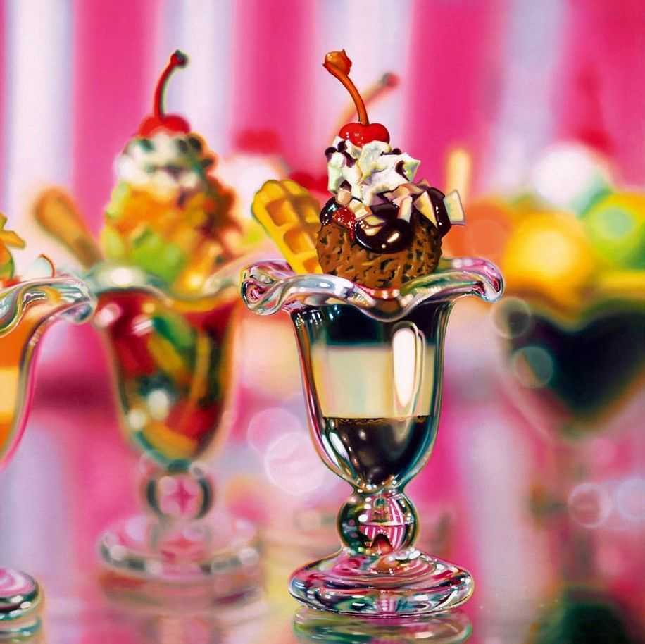 Sarah Graham, ‘Saucy Sundae’, 2012, Print, Boxed canvas, Castle Fine Art, Numbered
