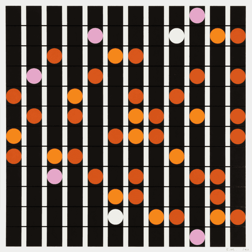 Sarah Morris, ‘Deviancy is the Essence [Sound Graph]’, 2023, Print, Screenprint on 400 g/m Hahnemühle, null, Numbered