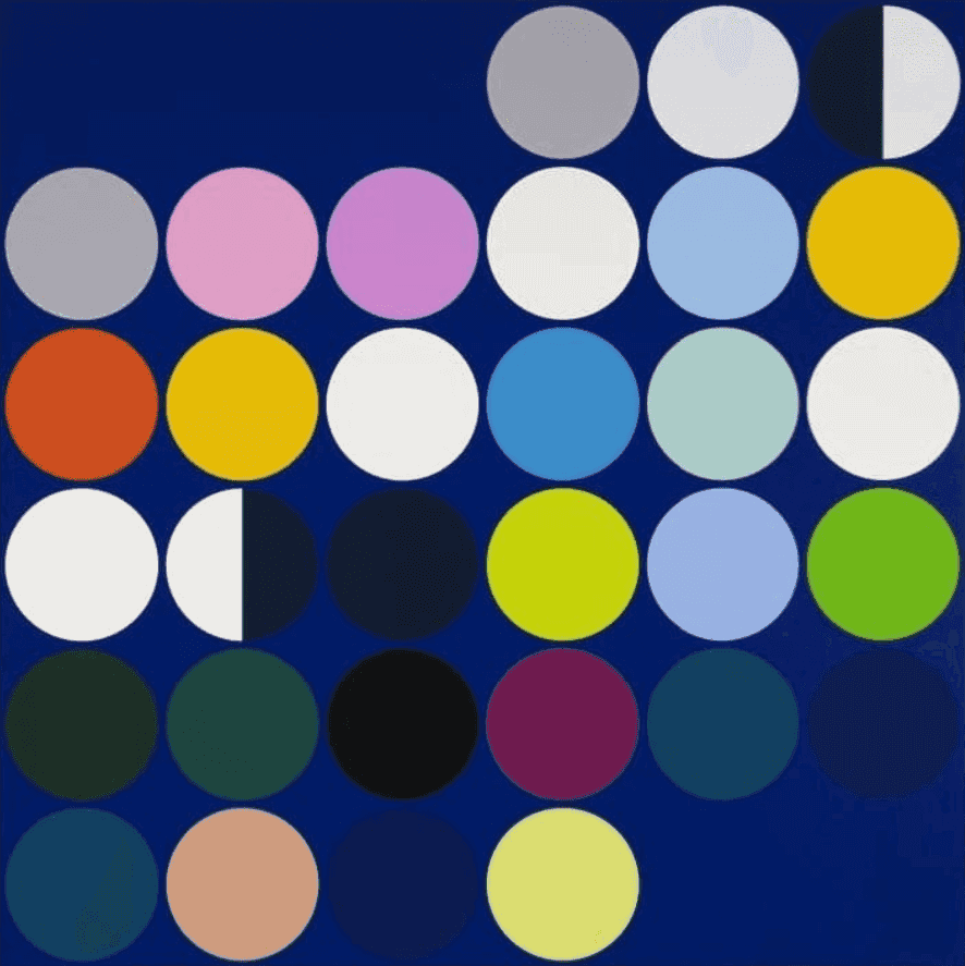 Sarah Morris, ‘Lunar, January’, 2022, Print, Silkscreen, null, Numbered