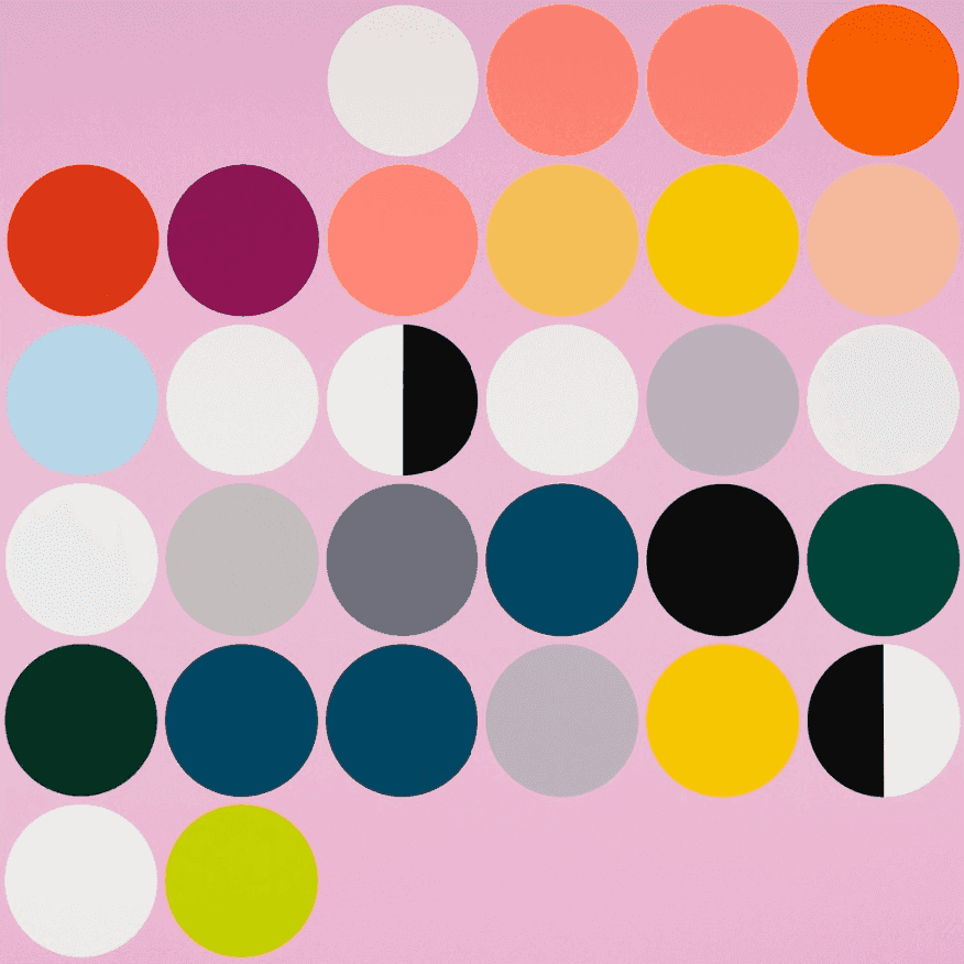 Sarah Morris, ‘Lunar, June’, 2022, Print, Silkscreen, null, Numbered