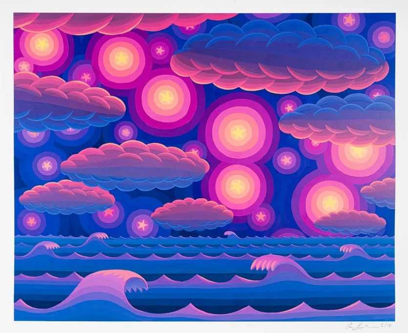 Amy Lincoln, ‘Big Dipper (Orange and Purple)’, 2022, Print, Archival Pigment Print with Paint, null, Numbered, Handfinished