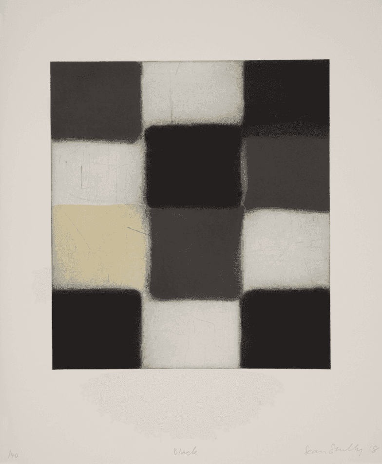 Sean Scully, ‘Black’, 2018, Print, Aquatint, sugarlift and spitbite, null, Numbered, Dated