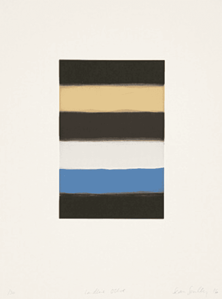 Sean Scully, ‘Landline Ochre’, 2016, Print, Coloured aquatint etching, null, Numbered, Dated