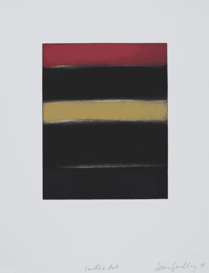Sean Scully, ‘Landline Red’, 2014, Print, Etching with aquatint, spitbite, and sugarlift, null, Numbered, Dated