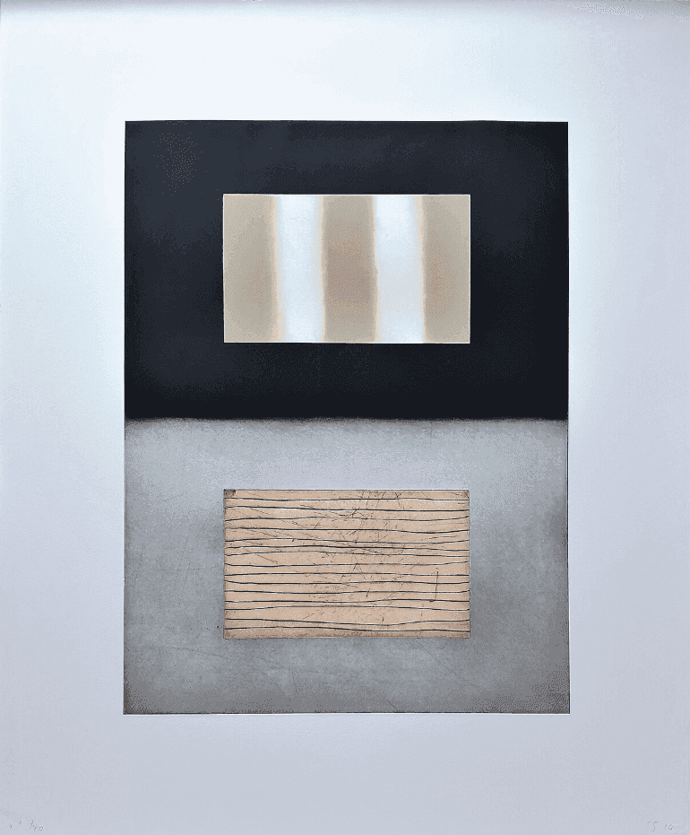 Sean Scully, ‘Liliane I’, 2010, Print, Aquatint with sugarlift, spitbite and hard ground etching on Somerset Textured white 300gsm paper, Gregory Burnet Editions, Numbered, Dated