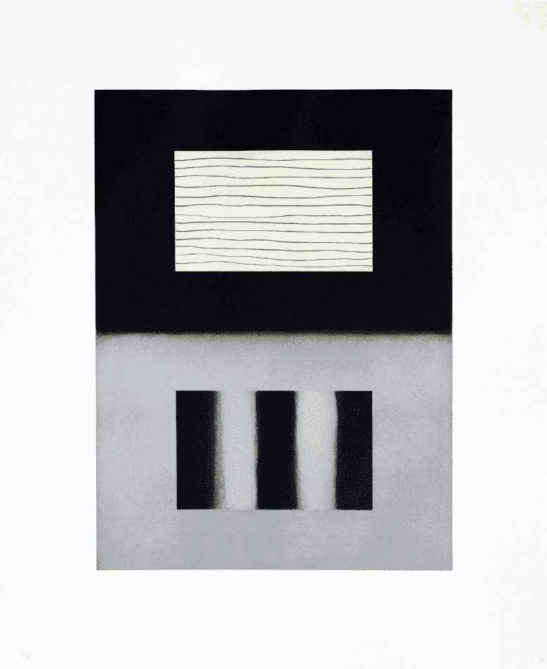 Sean Scully, ‘VI’, 2010, Print, Aquatint with sugarlift, spitbite and hard ground etching, Alexander and Bonin Publishing, Numbered, Dated