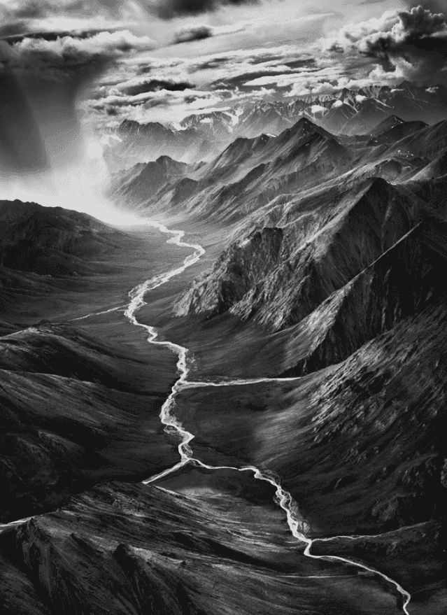 Sebastião Salgado, ‘Alaska, USA’, 2009, Print, Platinum-palladium print made on Arches Platinum 310 gr paper., null, Numbered, Dated