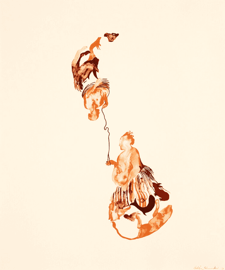 Shahzia Sikander, ‘Embark/Disembark V’, 2004, Print, Offset lithograph and screenprint, null, Numbered
