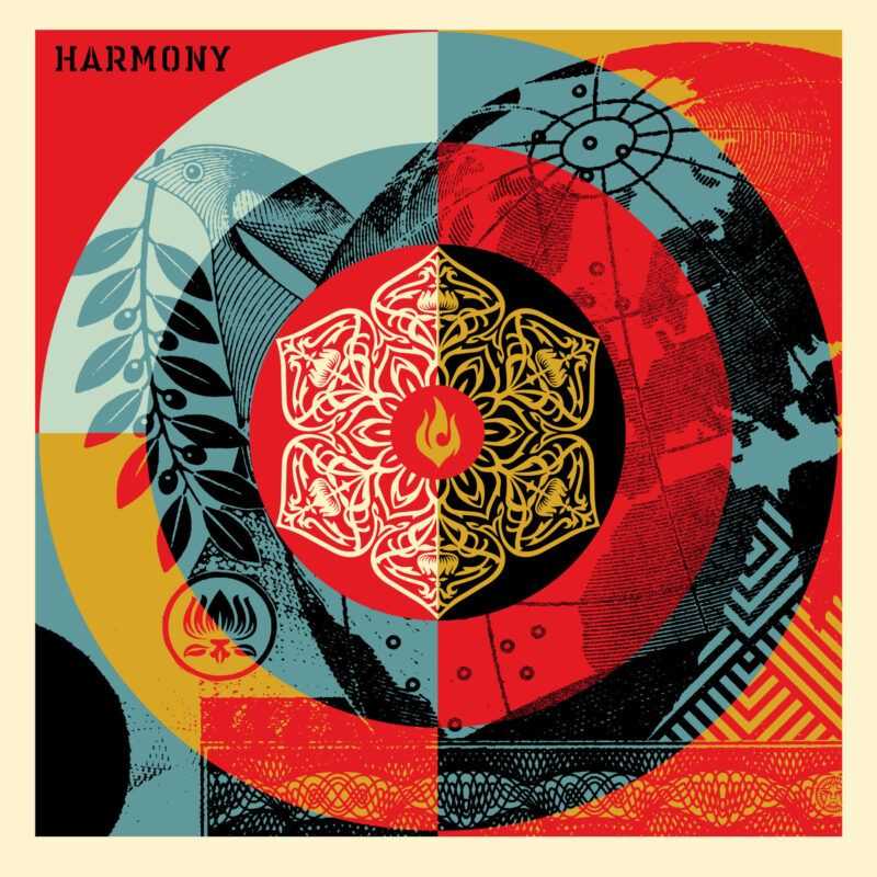 Shepard Fairey (Obey), ‘Global Harmony’, 2023, Print, Screenprint on thick cream Speckletone paper, null, Numbered, Dated