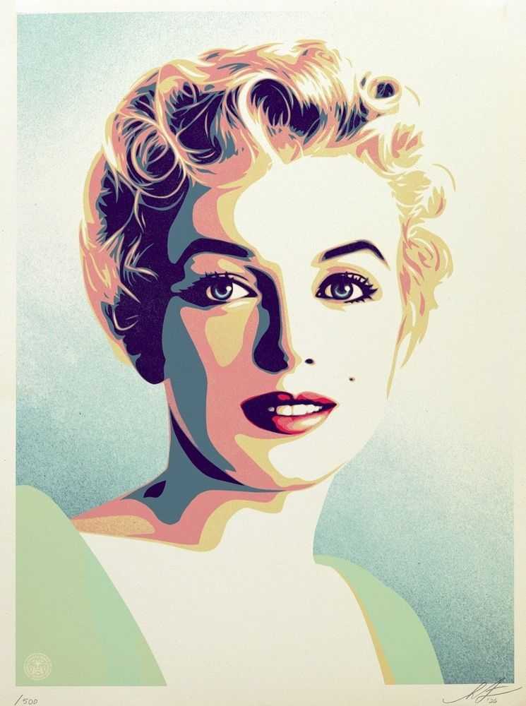 Shepard Fairey (Obey), ‘Marilyn Sunset’, 2026, Print,  Screenprint on 80# cream Speckletone paper., Obey Giant, Numbered