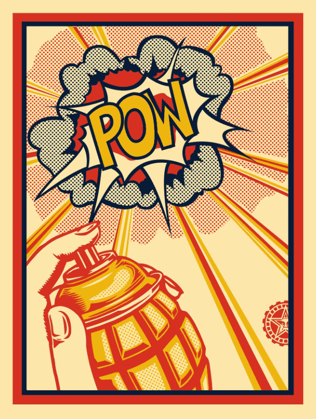 Shepard Fairey (Obey), ‘Power’, 2024, Print, 2 Phase flip lenticular print, Beyond The Streets, 