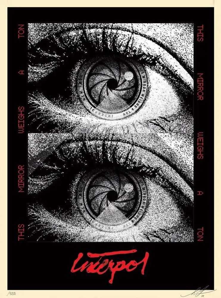 Shepard Fairey (Obey), ‘This Mirror Weighs A Ton’, 2026, Print, Screen print on 80# true white Speckletone paper, Obey Giant, Numbered
